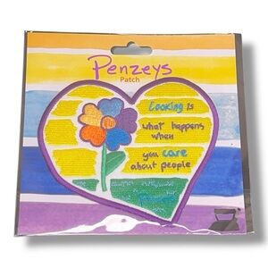 Penzeys Heart Patch Cooking Care Colorful  Rainbow Gift